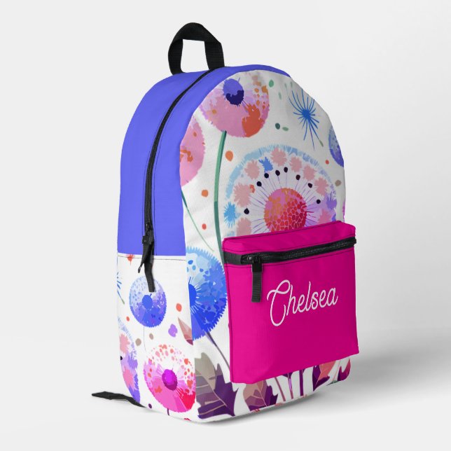 Magnífica mochila colorida, una especie (Esquina izquierda trasera)