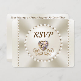 Magnífica plantilla de elección de menú RSVP de bo