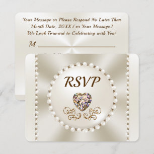 Magnífica plantilla de elección de menú RSVP de bo