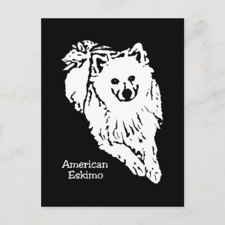 Magnífica postal del esquimal estadounidense blanc