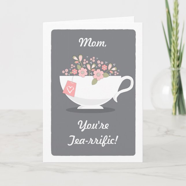 Magnífica tarjeta de Día de Madre para Entusiasmo  (Anverso)