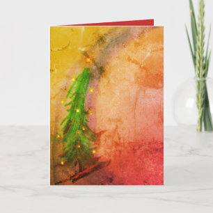 Magnífica tarjeta de felicitación del Árbol de Nav