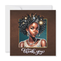 Magnífica tarjeta de gratitud Chica