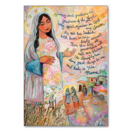 Magnífica tarjeta de oración, Cántico de María