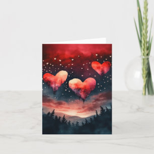 Magnífica tarjeta de San Valentín y Romance