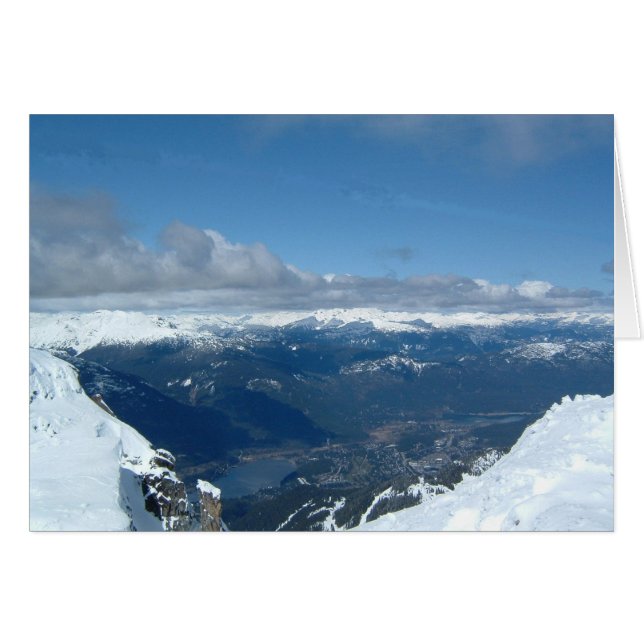 Magnífica vista de montaña (Anverso (Horizontal))