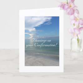 Magnífica y bendecida, tarjeta de confirmación