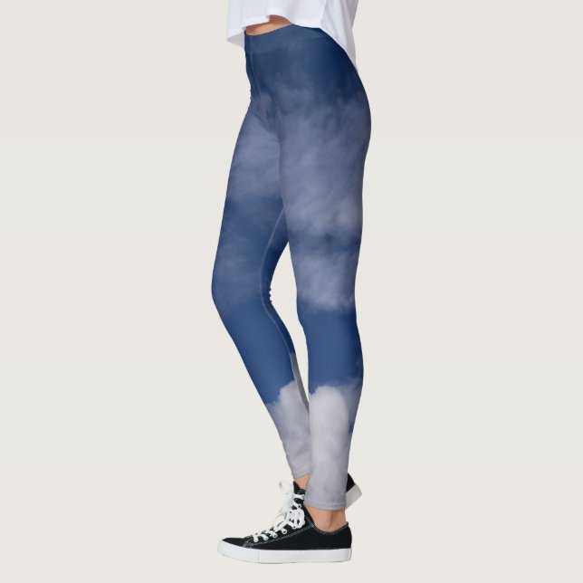 Magníficas leggings de cielo azul (Izquierda)