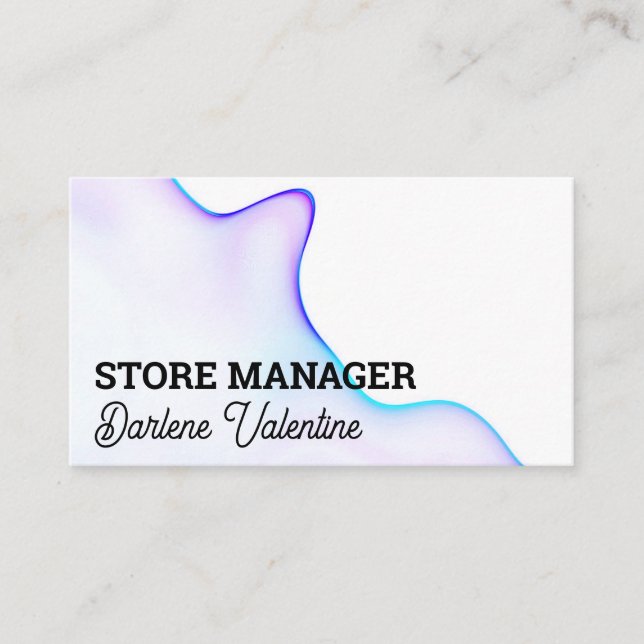 Magníficas tarjetas de visita (Anverso)