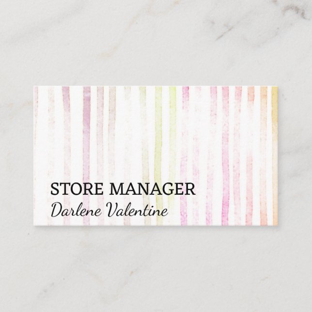 Magníficas tarjetas de visita (Anverso)