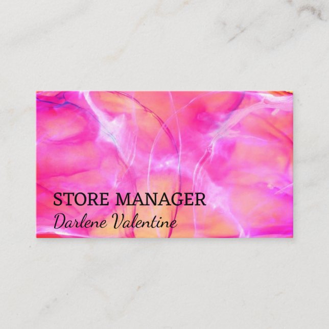 Magníficas tarjetas de visita (Anverso)