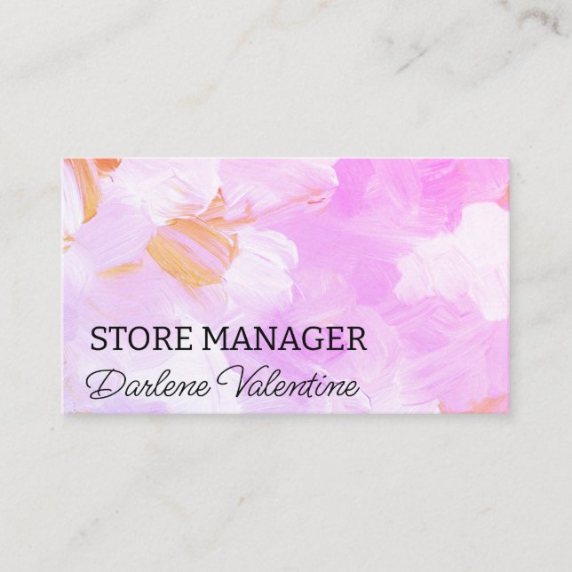 Magníficas tarjetas de visita (Anverso)