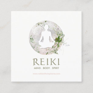 Magníficas tarjetas de visita Reiki Moon and Gree
