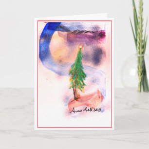 Magnífico Árbol de Navidad Amo de la tarjeta de la