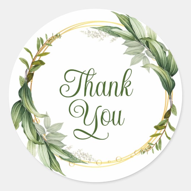 Magnífico azul gracias pegatinas (Anverso)