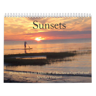 Magnífico calendario de atardeceres