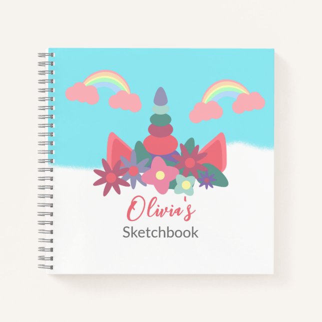 Magnífico cuaderno de dibujos para niños personali (Anverso)