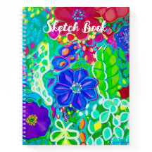 Magnífico cuaderno de esbozo de flores