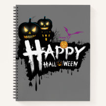 Magnífico: Cuaderno de Halloween personalizado