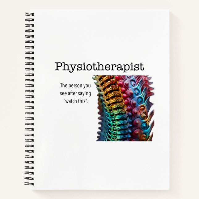 Magnífico cuaderno para un fisioterapeuta (Anverso)