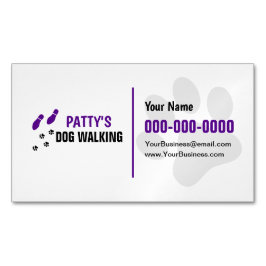 Magnífico de tarjetas de visita para caminar sobre