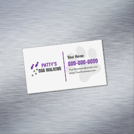 Magnífico de tarjetas de visita para caminar sobre