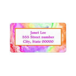 Magnífico de un tipo de etiquetas de dirección