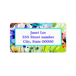 Magnífico de un tipo de etiquetas de dirección