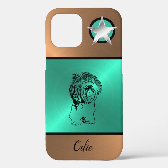Magnífico Funda shih Tzu Dog iPhone 12 personaliza (Reverso )