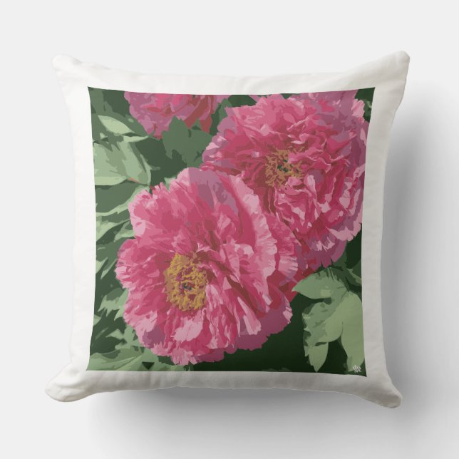 Magnífico piñón rosa vibrante en la almohada de ti (Anverso)