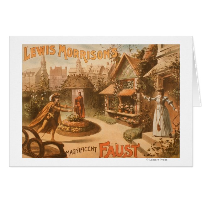 Magnífico teatro Fausto de Lewis Morrison (Anverso (Horizontal))