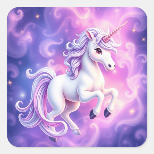 Magníficos Pegatinas de unicornio (Anverso)