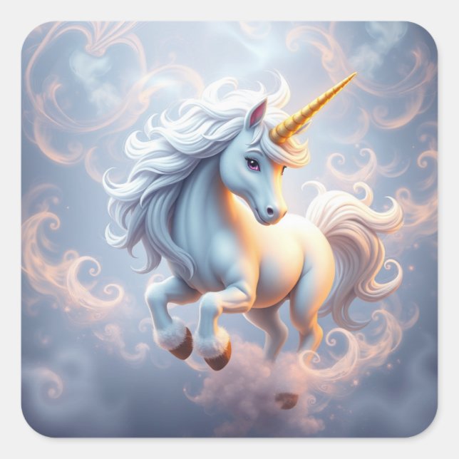 Magníficos Pegatinas de unicornio (Anverso)
