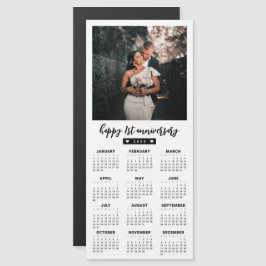Magnitud del calendario del marco retro de fotos d