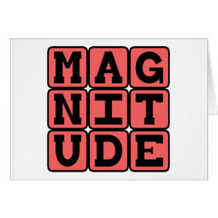 Magnitud, tamaño relativo