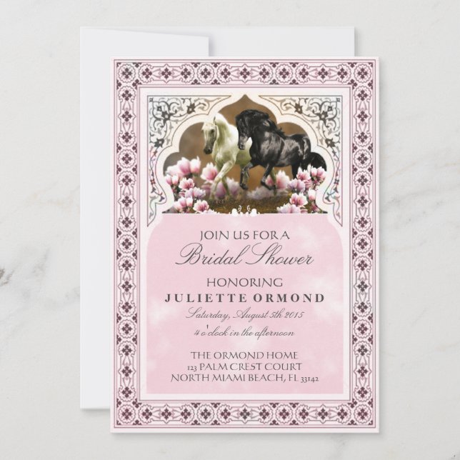 Magnolia Alley - Invitación a la ducha de novia (Anverso)