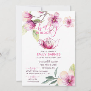 Magnolia Bebé en la invitación al té en flor