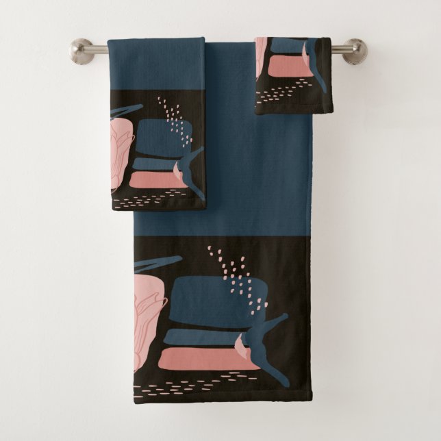 Magnolia Bloom Rosa Resumen mínimo (In situ)