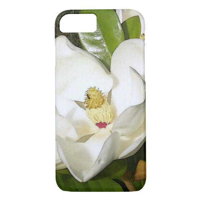 Magnolia Blossom iPhone 7 Funda (Reverso)