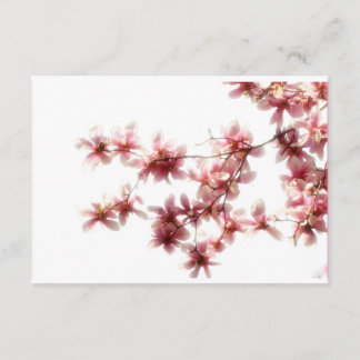 Magnolia Blossoms Tarjeta RSVP