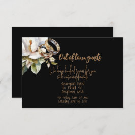 Magnolia Boda Rings Gold Bodas Negros