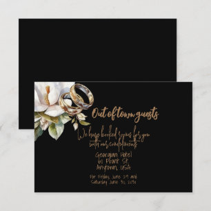 Magnolia Boda Rings Gold Bodas Negros