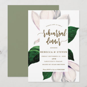 magnolia ensayo moderno invitación a cenar