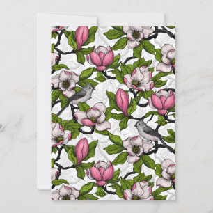 Magnolia floreciente