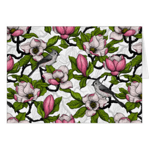 Magnolia floreciente