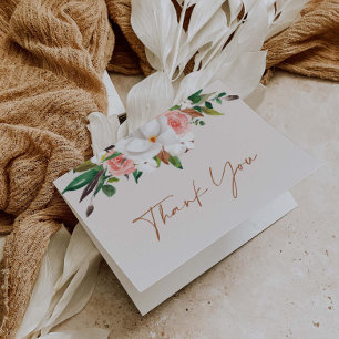 Magnolia Folded Gracias Nota Tarjeta Regalo L201