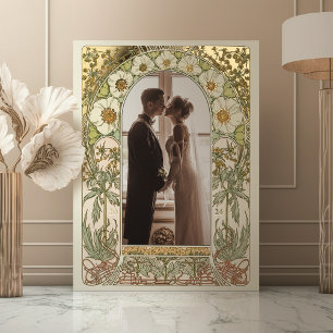 Magnolia Relieve metalizado de fotografía Poster B
