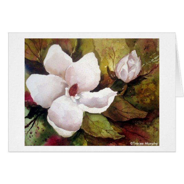 Magnolia y flor (Anverso (Horizontal))