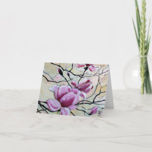 Magnolias - Tarjeta de felicitación