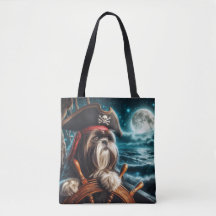 Magnum el Pirata Shih Tzu - Bolsa de tela